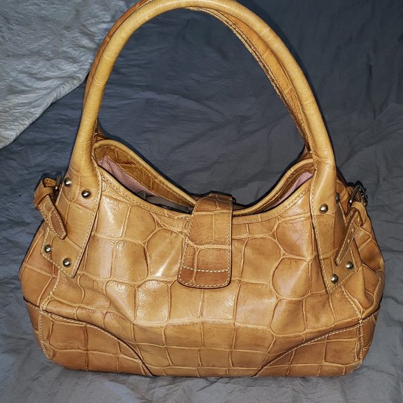 Dooney & Bourke Croco-Embossed Lock Tote - Picture 2 of 6